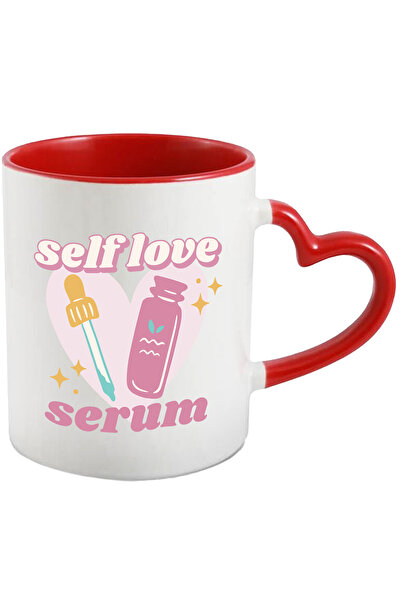 StoryGift Romania Cana Cu Mesaj In Engleza Self Love Serum, Inima, Stele, Ser...