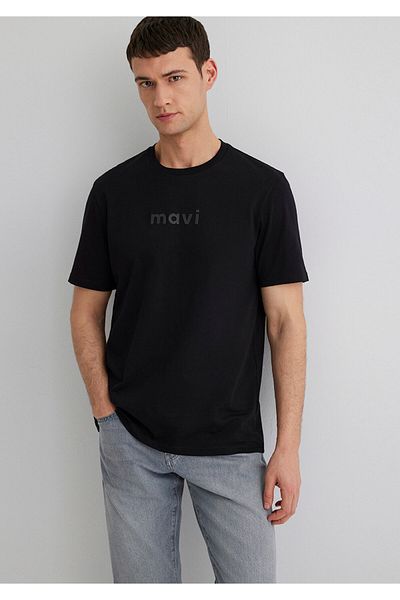 Mavi Printed Black T-Shirt Regular Fit 0612732-900