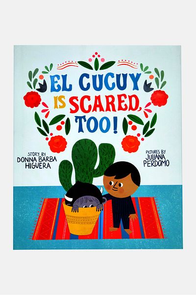 Donna Barba Higuera El Cucuy Is Scared Too Story Book, Mint Green