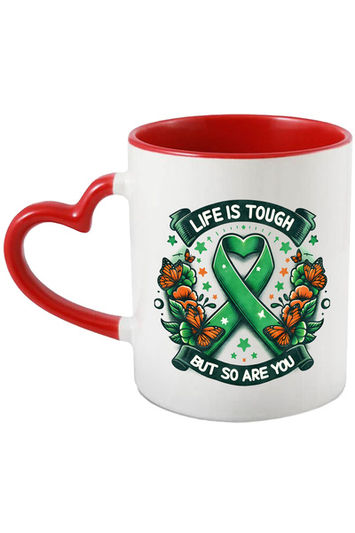 StoryGift Romania Cana cu mesajul "Life is tough, but so are you", stilul hip...