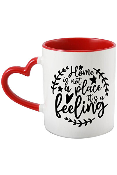 StoryGift Romania Cana cu stelute si ramurele cu mesajul "Acasa nu este un lo...