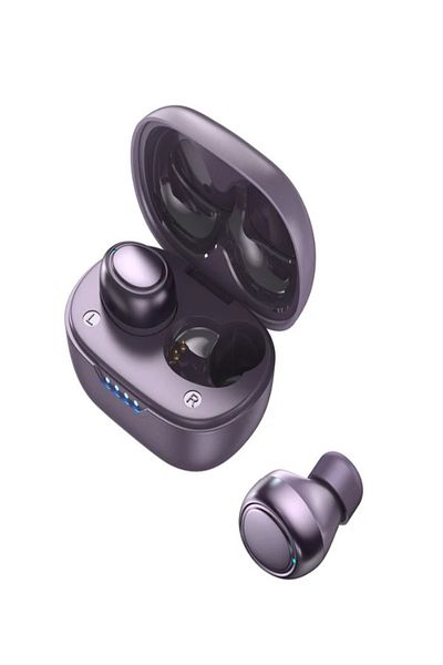 Joyroom Bluetooth TWS In-Ear Earphones With Replacement Eartip Sleeve Purple
