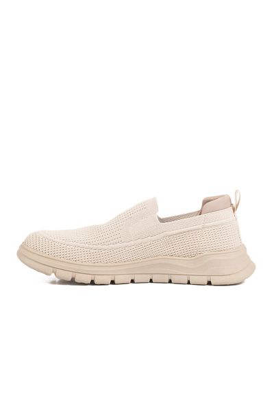 GAMELU Ανδρικά αθλητικά παπούτσια Point M Beige Knitwear