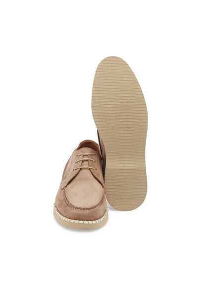 Tergan Vizon Hakiki Nubuk Deri Erkek Casual Ayakkabı - E24I1AY56640-A65