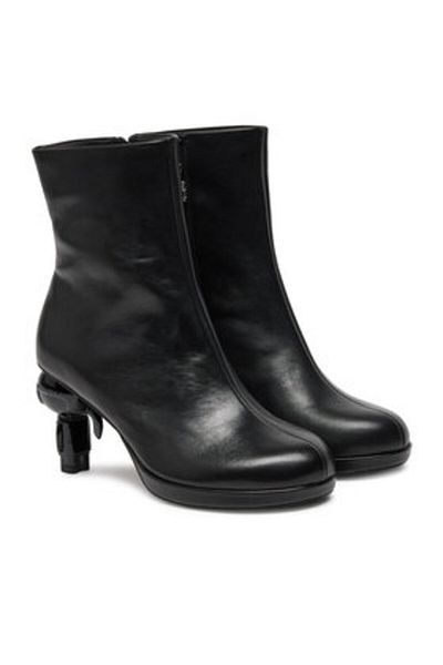 Karl Lagerfeld ghete de damă până la gleznă KL39064 negre