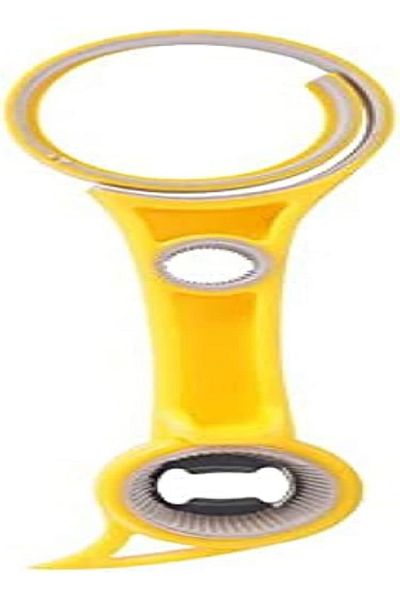 CLASSYTOUCH Jar, Can & Bottle Opener – Multifunctional Kitchen Tool with Tight Grip Handle (Yellow)