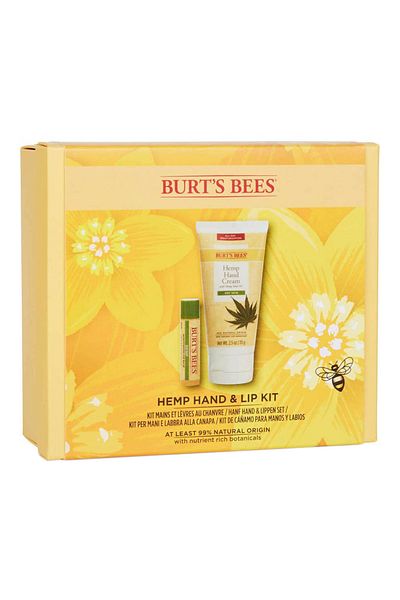 Burt's Bees Care set, hand cream and lip balm, with hemp/vitamin, Burt's Bees