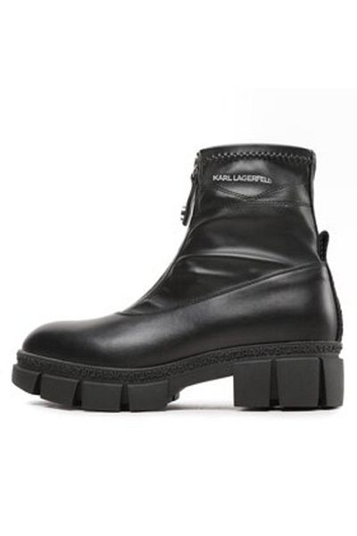 Karl Lagerfeld ghete de damă până la gleznă KL43260 negre