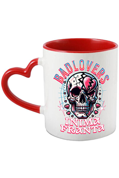 StoryGift Romania Cana cu Craniu uman Mort Text Bad Lovers Inima Franta Drago...