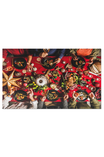 StoryGift Romania Tablou Canvas: Bucurie Festiva In Iarna - Sarbatoare, Festi...