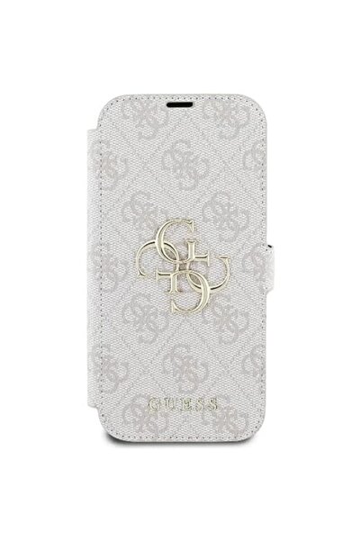 Guess Carcasă pentru iPhone 16 Pro Max, tip carte - Albă