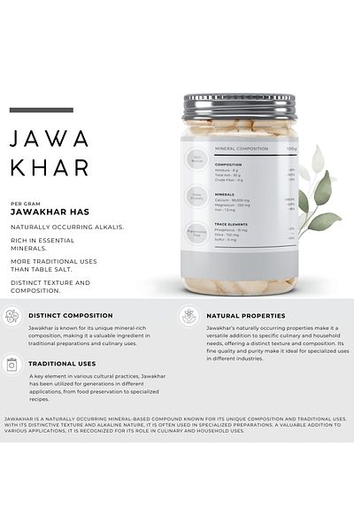 AWAFI MILL Jawakhar | Yavakshara - Bottle of 100 gram / 3.5 Oz
