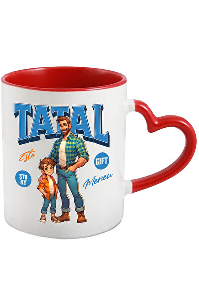 StoryGift Romania Cana cu Tata Si Fiu Amintiri Copii Text Cel mai Tare tata D...