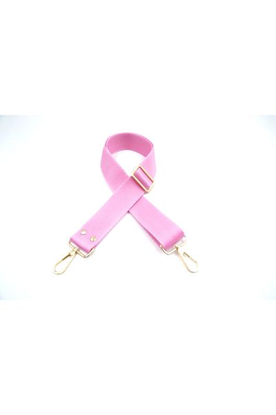 MUTE BAG Pink Bag Handle Adjustable Pink Gold Detail (Polyester) 110 cm W:4 cm
