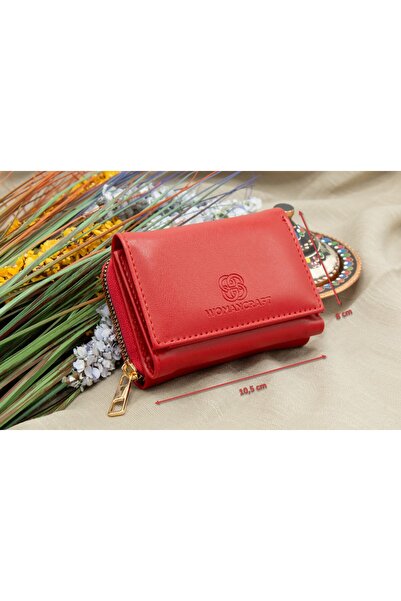 Womancraft Women's Wallet with Zipper Paper and Coin Compartment