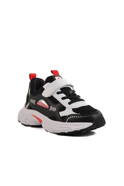 WALKWAY 1866 F Black-Red Children's Sports Shoes