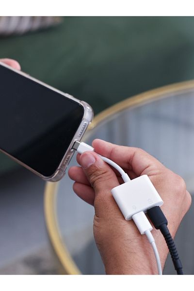 Jeebel Aadapter Dual USB-C |White
