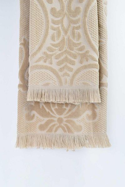 birizmoda Πετσέτα μπάνιου Amber Jacquard - Μπεζ