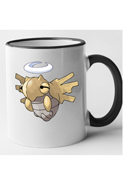 OEM Cană personalizată cu mâner negru, Bidoof, INOVATIX®. 330ml