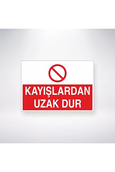 Reysa Tasarım ملصق اترك بعيدًا عن الأشرطة 20 × 28 سم