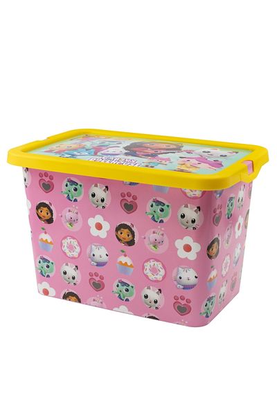 Gabby's Dollhouse Toy storage box, 28.7x18.5x19.2 cm, 7 l, Pink, Gabby's Dollhouse