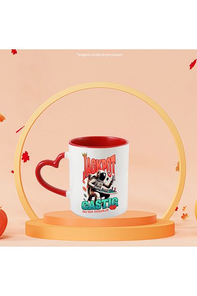 StoryGift Romania Mug - Pink - Ceramic