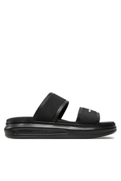 Karl Lagerfeld Men's Flip-flops black KARL LAGERFELD-KL52509 40X BLACK LTHR & TEXTILE MONO