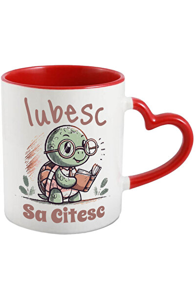 StoryGift Romania Cana cu Broasca testoasa Cu carte Inteligenta Si Ochelari d...