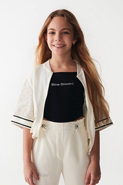 HAUSEkids 8-14 Years Glow Girl's Trousers-Ecru