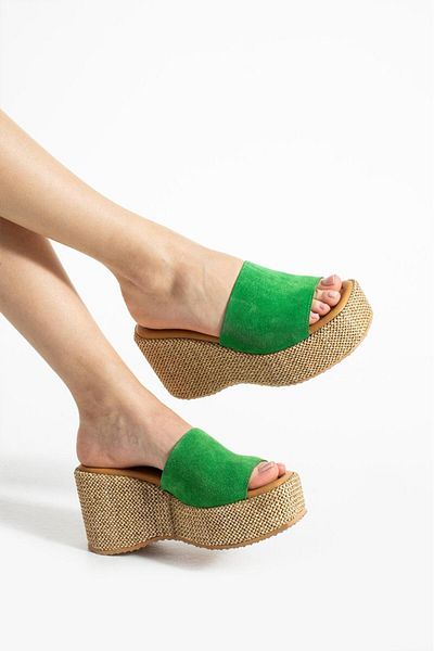 CICIKIZ Γυναικείες παντόφλες Wedge Heel