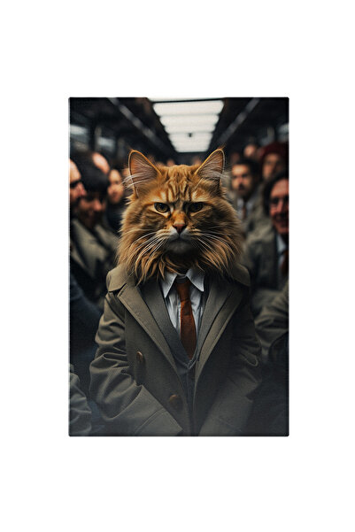 StoryGift Romania Tablou Canvas: Liderul Felin Al Costumelor Gri Și Hala Savanților Pictura Digitala