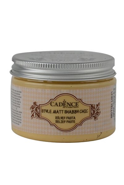Cadence SHABBY CHIC RÖLYEF PASTA SR-02 AÇIK SARI 150ML