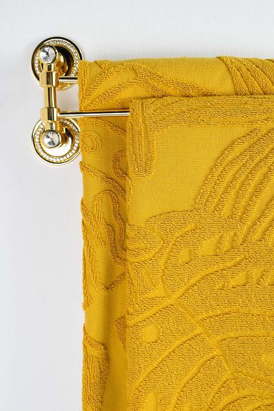 birizmoda Botanical Garden Fringed Bath Towel - Yellow