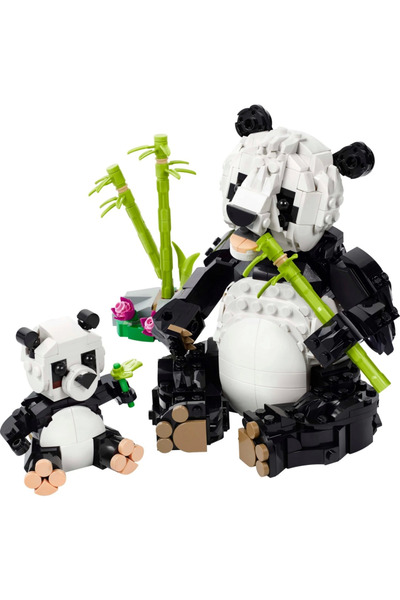 LEGO Nessiworld Creator 3 in 1 Wild Animals: Panda Family Playset 31165