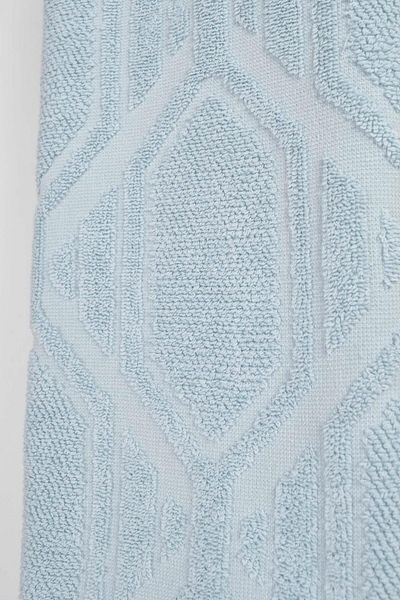 birizmoda Tomy Jacquard Bath Towel - Light Blue