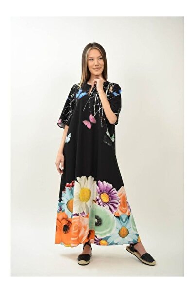 FASHIONLAND ΜΕΓΑΛΟΠΡΕΠΕΣ ΦΟΡΕΜΑ ΦΛΟΡΑ ΜΕ ΜΑΝΙΚΙΑ ΚΑΜΠΑΝΑΣ ΚΑΙ ΜΕΓΑΛΗ ΣΙΛΟΥΕΤΑ...