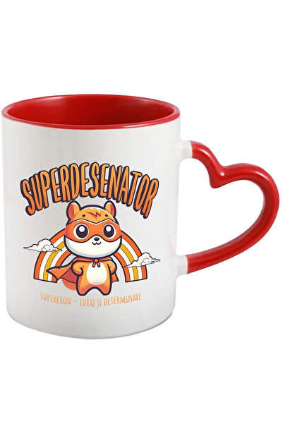 StoryGift Romania Cana Super Desenator SuperErou, Curaj si Determinare, 330ml...