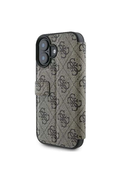 Guess Θήκη iPhone 16, Βιβλίο, - Γκρι