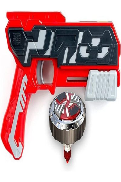 Silverlit Single Shot Blaster Firestorm – Powerful Spinner Toy with Lights & Sound, Metal Body