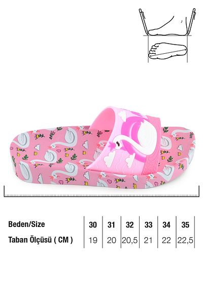 GEZER Girl's Summer Wet Floor Suitable for Use Comfortable Sole Home Garden Beach Pool Slippers