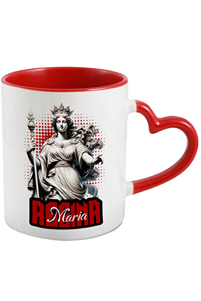 StoryGift Romania Cana cu Statuie Stil Grecesc Regina Cu Coroana Text Regina ...