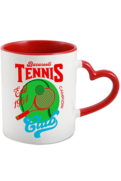 StoryGift Romania Cana cu Iubitorii DE Sport Tennis Racheta Si Minge Campioni...