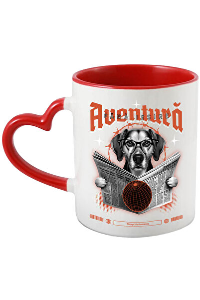 StoryGift Romania Cana cititul o aventura fara iesire caine citind ziar, 330m...