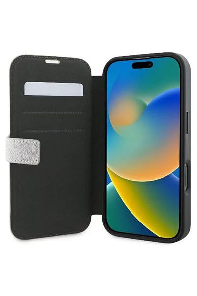 Guess Case for iPhone 16 Pro Max, Book, Guess - White