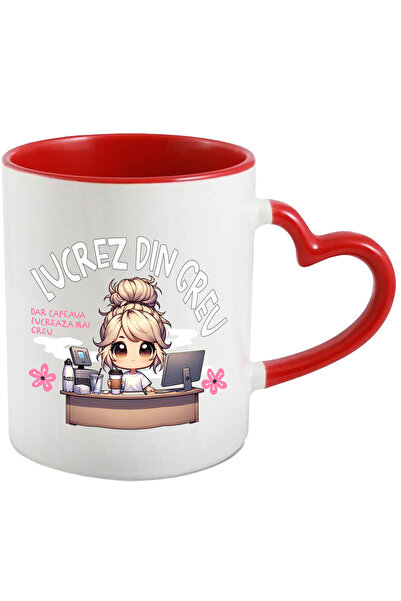 StoryGift Romania Cana Fata muncitoare la calculator text haios Muncesc Din G...