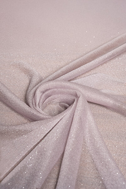 Kumaş Deposu Violet Gri Simli Tül