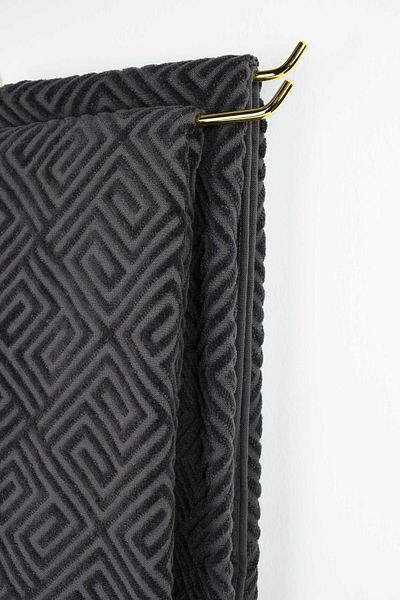 birizmoda Matilda Velvet Bath Towel - Gray