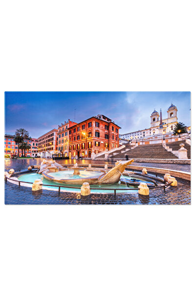 StoryGift Romania Tablou Canvas - Dimineata In Oras - Arhitectura Europeana