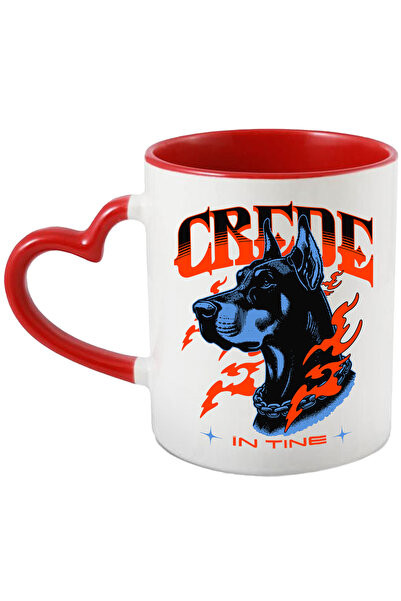 StoryGift Romania Cana Caine mesaj motivational crede in tine, 330ml, Ceramic...