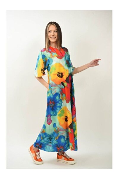 FASHIONLAND ΦΟΡΕΜΑ SPLENDIDOZZO ΜΑΚΡΙΑ ΜΕ ΤΣΕΠΗ, ΚΟΝΤΟ ΜΑΝΙΚΙ, ΜΕ ΚΑΜΠΑΝΑ, ΕΝ...